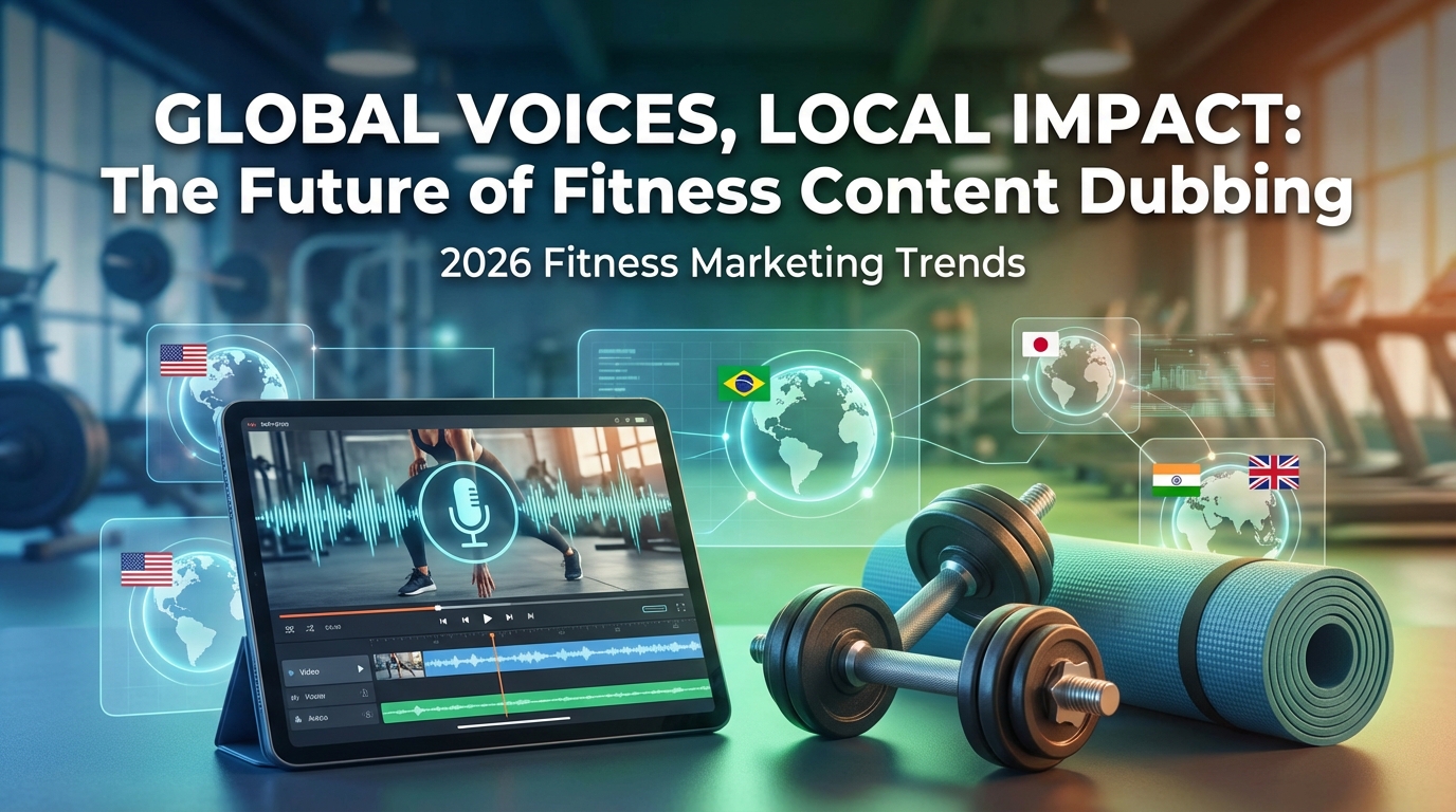 Dubbing for Fitness Creators: How to Expand into Global Markets