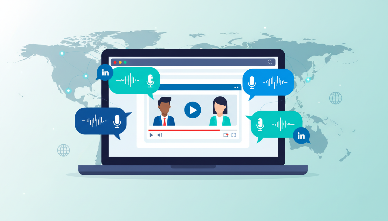 LinkedIn Video Doppiati: Come Raggiungere Clienti B2B in Mercati Esteri